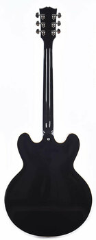 Guitare électrique pour gauchers Gibson ES-335 Dot P-90 2019 Ebony Lefty - 2