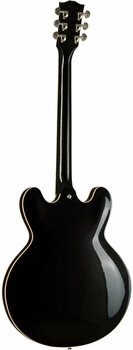 Guitare électrique pour gauchers Gibson ES-355 Stopbar 2019 Graphite Metallic Lefty - 2