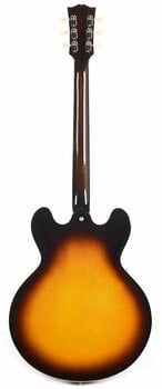 Guitare électrique pour gauchers Gibson 61 ES-335 Kalamazoo Gloss 2019 Vintage Burst Lefty - 2