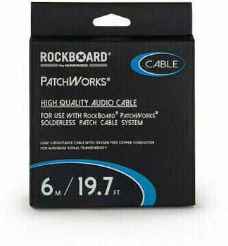 Câble de patch RockBoard PatchWorks Solderless Noir 6 m - 2