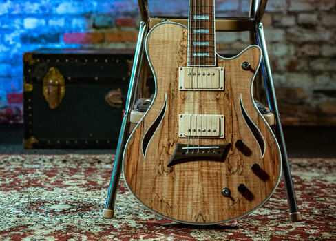 Halbresonanz-Gitarre Michael Kelly Hybrid Special Spalted Maple Burst Halbresonanz-Gitarre - 6