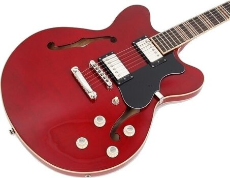 Semi-Acoustic Guitar Höfner HCT-VTH Red Semi-Acoustic Guitar - 3