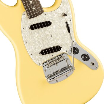 Guitarra elétrica Fender American Performer Mustang RW Vintage White Guitarra elétrica - 3