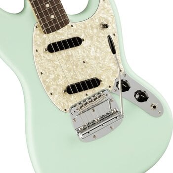 Guitare électrique Fender American Performer Mustang RW Satin Sonic Blue Guitare électrique - 4