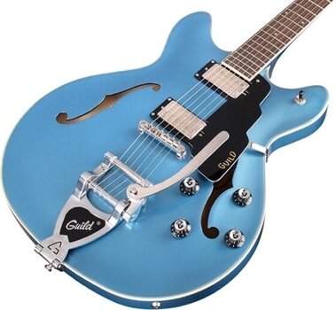 Gitara semi-akustyczna Guild Starfire I DC with Guild Vibrato Tailpiece Pelham Blue Gitara semi-akustyczna - 5