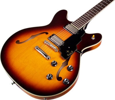 Halvakustisk gitarr Guild STARFIRE-IV-ST-ATB Antique Burst Halvakustisk gitarr - 4