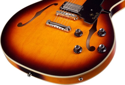 Halvakustisk gitarr Guild STARFIRE-IV-ST-ATB Antique Burst Halvakustisk gitarr - 5