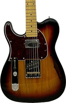 Halbresonanz-Gitarre G&L Tribute ASAT Classic Bluesboy LH 3-Tone Sunburst Halbresonanz-Gitarre - 3
