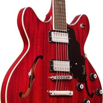 Semi-Acoustic Guitar Guild Starfire I DC Cherry Red Semi-Acoustic Guitar - 4