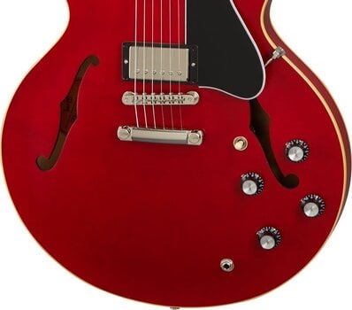 Semi-Acoustic Guitar Gibson ES-335 Satin Cherry Semi-Acoustic Guitar (Pre-owned) - 6