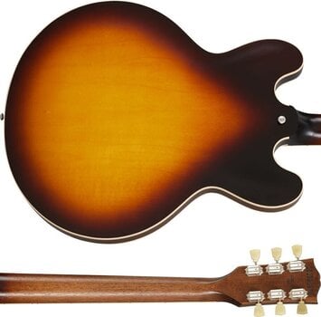 ギター Gibson ES-335 satin vintage burst Gibson ES-335 Satin Vintage Burst – Thomann Polska