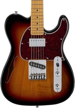 Guitarra semi-acústica G&L Bluesboy 3-Tone Sunburst Guitarra semi-acústica - 3