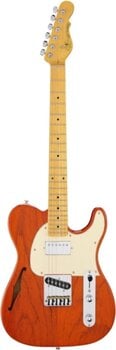 Halbresonanz-Gitarre G&L Bluesboy Clear Orange Halbresonanz-Gitarre - 2