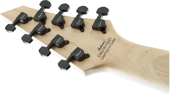 8 струнна електрическа китара Jackson JS Series JS32-8 Dinky DKA AH Satin Black 8 струнна електрическа китара (Почти нов) - 10