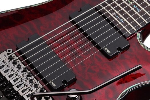 8-saitige E-Gitarre Schecter Hellraiser C-8 Black Cherry 8-saitige E-Gitarre - 7