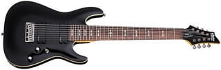 Guitares 8 cordes Schecter Omen-8 Black Guitares 8 cordes - 1