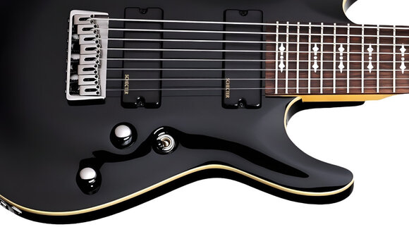 8-saitige E-Gitarre Schecter Omen-8 Gloss Black 8-saitige E-Gitarre - 4