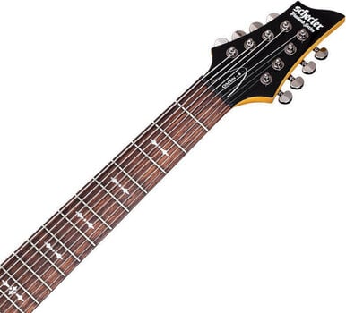 8-saitige E-Gitarre Schecter Omen-8 Gloss Black 8-saitige E-Gitarre - 5