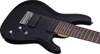 Guitares 8 cordes Schecter Deluxe C-8 Satin Black Guitares 8 cordes - 3