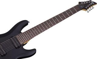 Guitares 8 cordes Schecter Deluxe C-8 Satin Black Guitares 8 cordes - 5