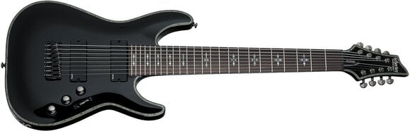 8-saitige E-Gitarre Schecter Hellraiser C-8 Gloss Black 8-saitige E-Gitarre - 2