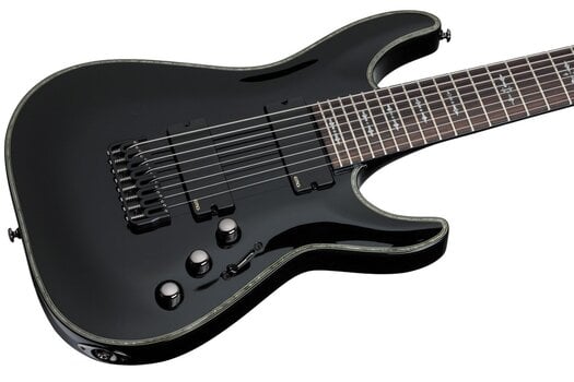 8-saitige E-Gitarre Schecter Hellraiser C-8 Gloss Black 8-saitige E-Gitarre - 3
