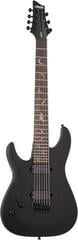 E-Gitarre Schecter Damien-7 Left Handed Satin Black E-Gitarre - 1