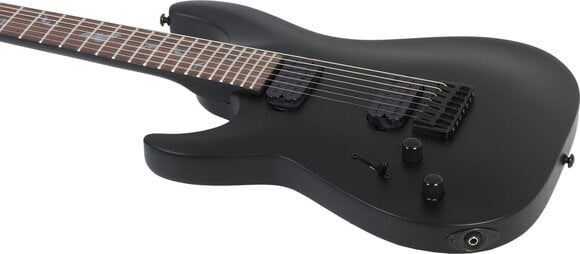 Elektrická gitara Schecter Damien-7 Left Handed Satin Black Elektrická gitara - 3