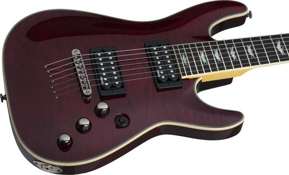 E-Gitarre Schecter Omen Extreme-7 Black Cherry E-Gitarre - 4