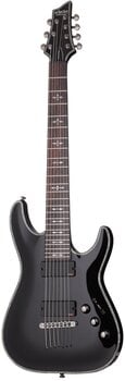 Guitarra elétrica de 7 cordas Schecter Hellraiser C-7 Black Guitarra elétrica de 7 cordas - 2