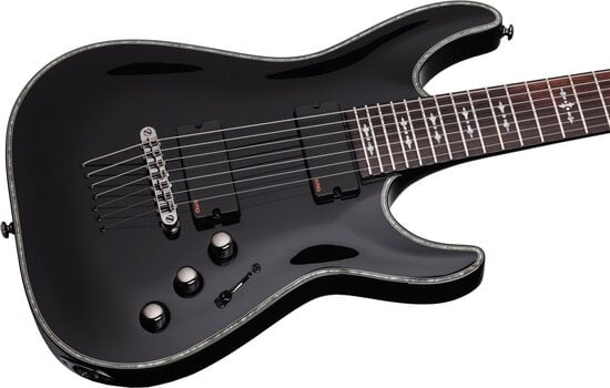 Guitarra elétrica de 7 cordas Schecter Hellraiser C-7 Black Guitarra elétrica de 7 cordas - 3
