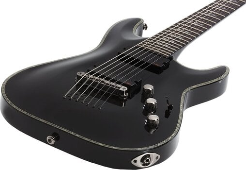 Guitarra elétrica de 7 cordas Schecter Hellraiser C-7 Black Guitarra elétrica de 7 cordas - 4