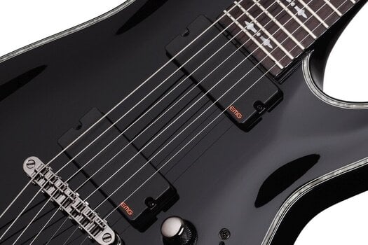 Guitarra elétrica de 7 cordas Schecter Hellraiser C-7 Black Guitarra elétrica de 7 cordas - 6