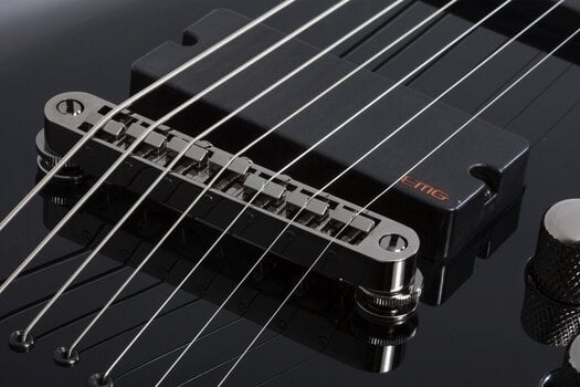 Guitarra elétrica de 7 cordas Schecter Hellraiser C-7 Black Guitarra elétrica de 7 cordas - 10