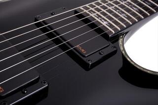 Elektromos gitár Schecter Hellraiser C-7 FR Black Elektromos gitár - 4