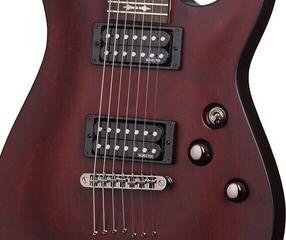 E-Gitarre Schecter Omen-7 Walnut Satin E-Gitarre - 3
