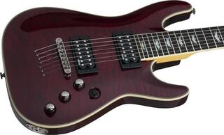 E-Gitarre Schecter Omen Extreme-7 LH Black Cherry E-Gitarre - 3