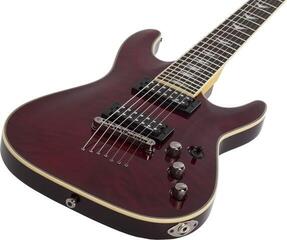 E-Gitarre Schecter Omen Extreme-7 LH Black Cherry E-Gitarre - 5