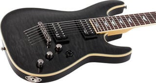 E-Gitarre Schecter Omen Extreme-7 SeeThru Black E-Gitarre - 3