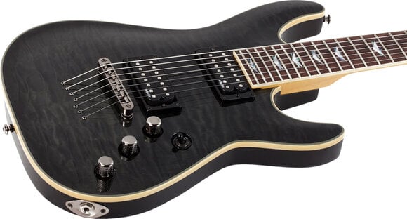 Električna gitara Schecter Omen Extreme-7 SeeThru Black Električna gitara - 4