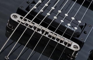 E-Gitarre Schecter Omen Extreme-7 SeeThru Black E-Gitarre - 5