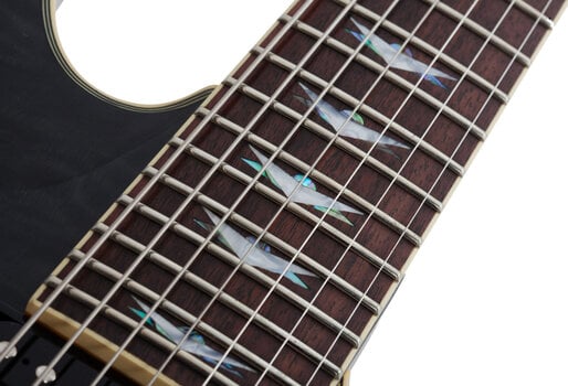 Električna gitara Schecter Omen Extreme-7 SeeThru Black Električna gitara - 8