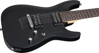E-Gitarre Schecter C-7 Deluxe Satin Black E-Gitarre - 2