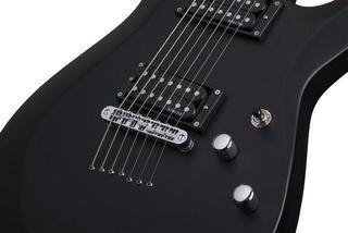 E-Gitarre Schecter C-7 Deluxe Satin Black E-Gitarre - 5