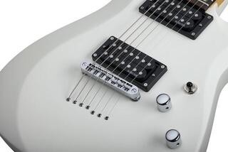 E-Gitarre Schecter C-7 Deluxe Satin White E-Gitarre - 4