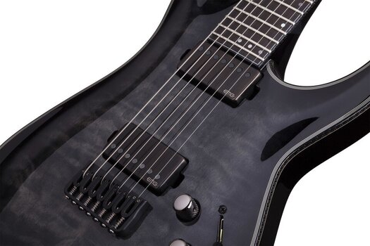 7-strängad elgitarr Schecter Hellraiser Hybrid C-7 Trans Black Burst 7-strängad elgitarr - 4