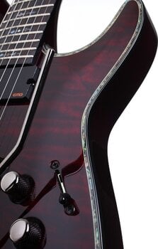 7-string Electric Guitar Schecter Hellraiser C-7 FR Black Cherry 7-string Electric Guitar - 4