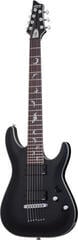 E-Gitarre Schecter Damien Platinum-7 Satin Black E-Gitarre - 1