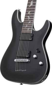 7-string Electric Guitar Schecter Damien Platinum-7 Satin Black 7-string Electric Guitar - 3