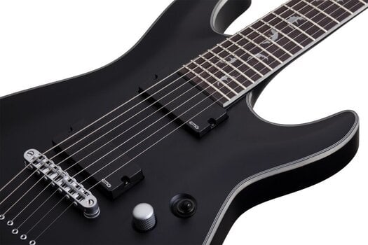 7-string Electric Guitar Schecter Damien Platinum-7 Satin Black 7-string Electric Guitar - 5